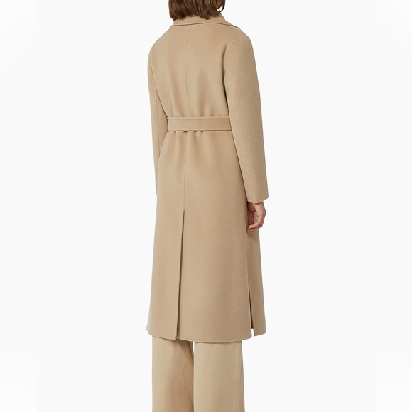 Max Mara Manu 100% Virgin Wool Belted Trench Coat - Picture 4 of 10